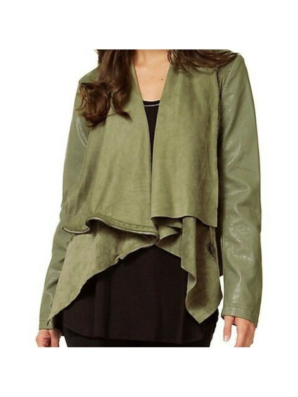 Dex Asymmetric Moto Jacket NWT Size XS